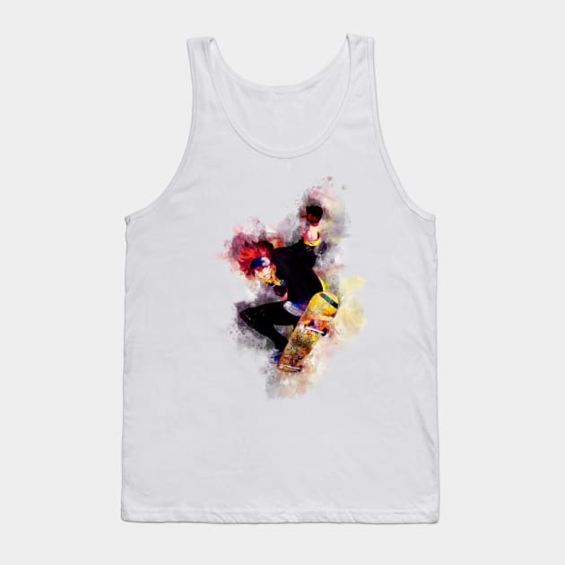 SK8 the Infinity - Reki *watercolor* Tank Top by Stylizing4You